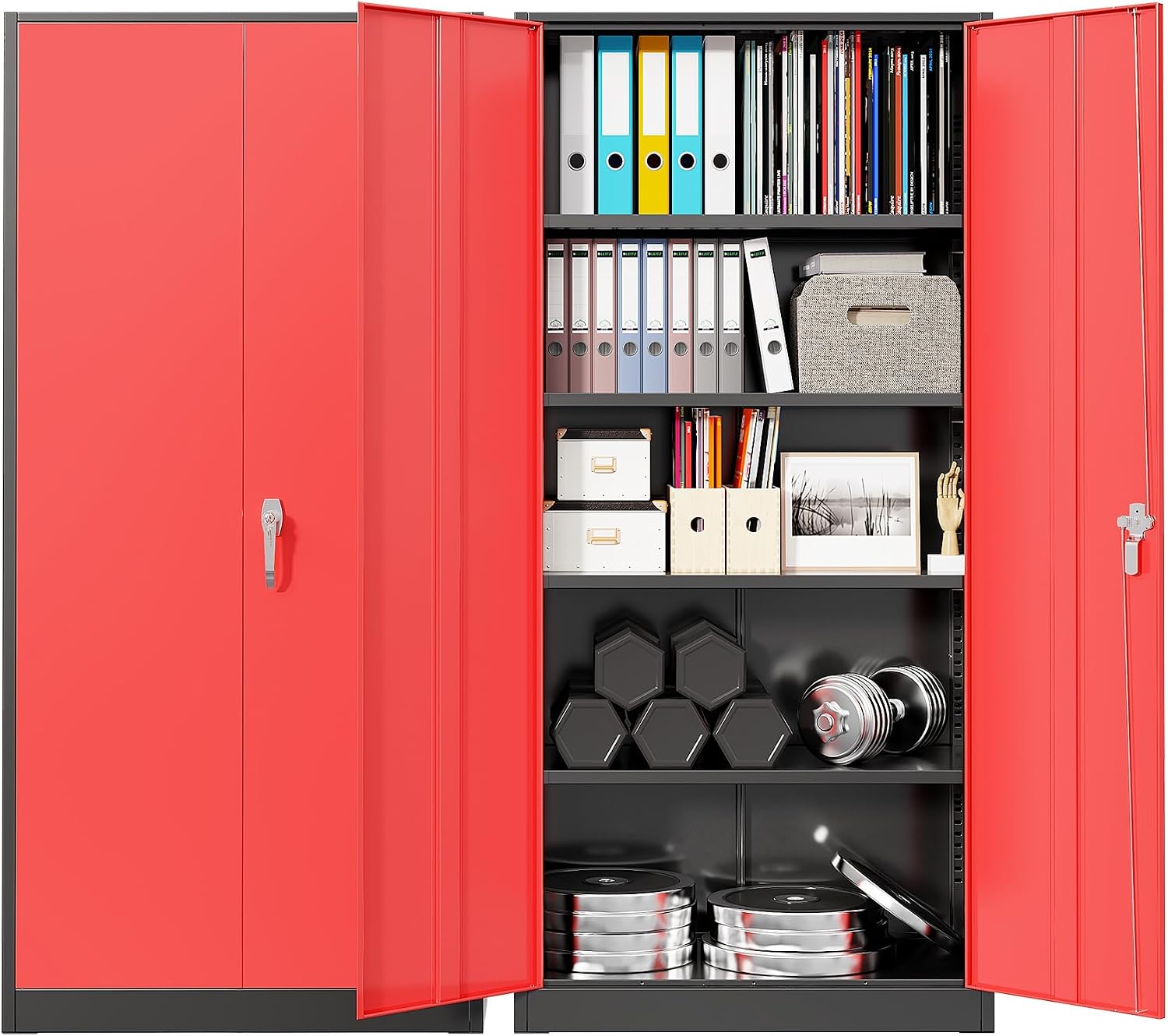 Home Office Organization - Wytrzymała metalowa szafka do przechowywania w