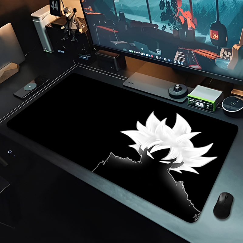 Home Office Keyboard And Mouse - Podkładka pod mysz DBZ Black Anime