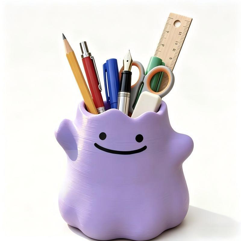 Home Office Organization - Uchwyt na długopis Pokemon Ditto, kreatywne