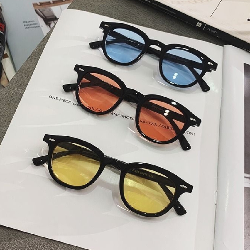 Blue Light Glasses - Nowe Małe Okrągłe Okulary Przeciwsłoneczne dla