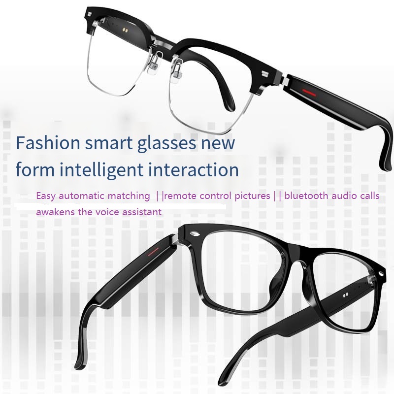 Blue Light Glasses - E13 Wodoodporne okulary rowerowe, okulary Bluetooth