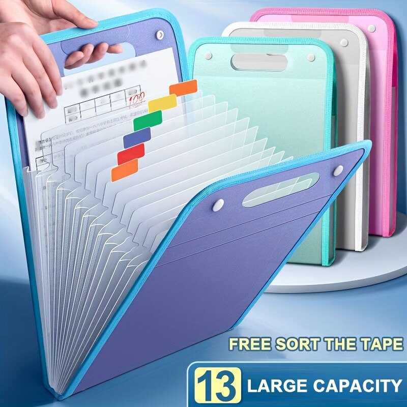 Document Scanner Portable - 13 kieszonkowych folderów plików Przenośny rozmiar