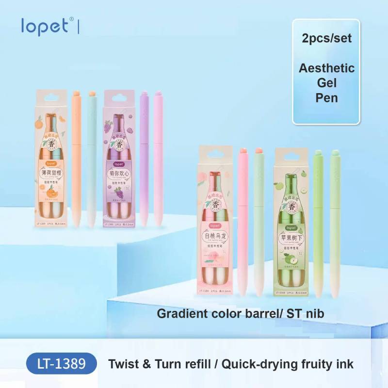 Home Office Headset - Długopisy Lopet Fruit Aroma, 0,5 mm