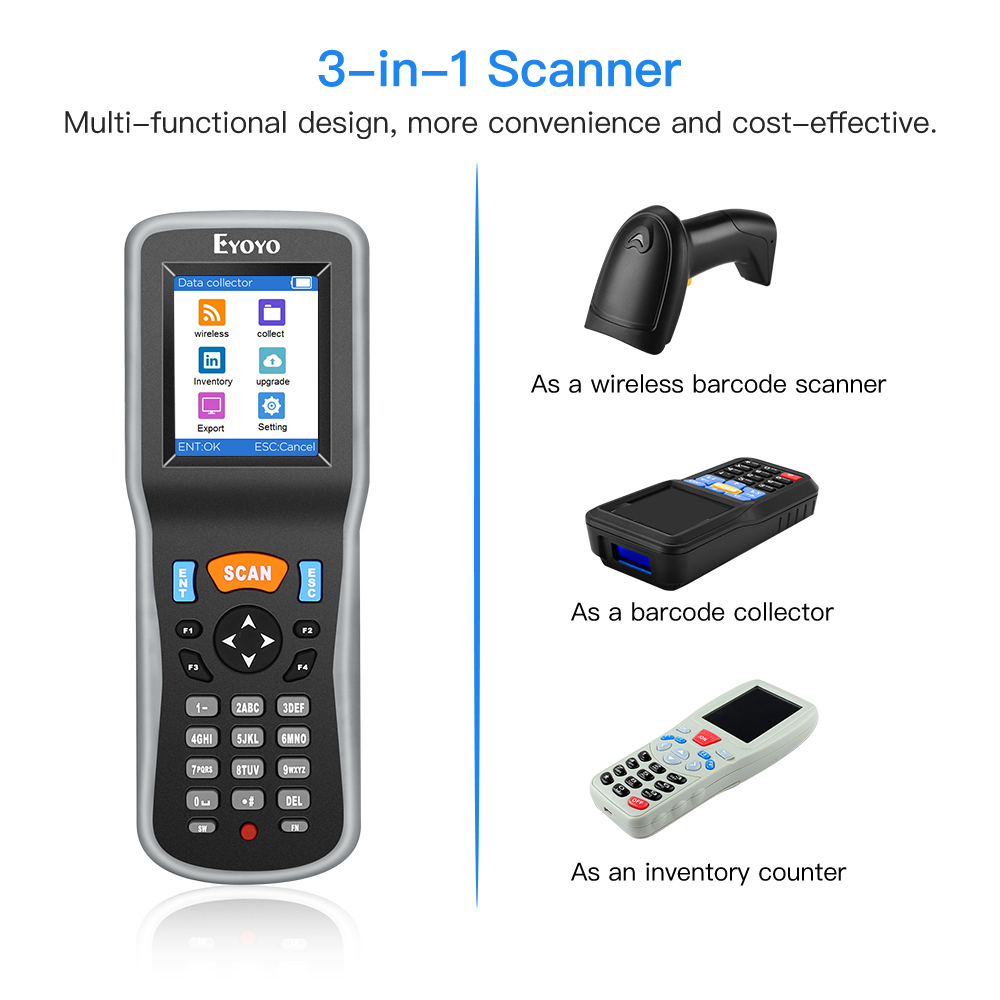 Eyoyo 1D Bezprzewodowy skaner  – Document Scanner Portable recenzja i cena