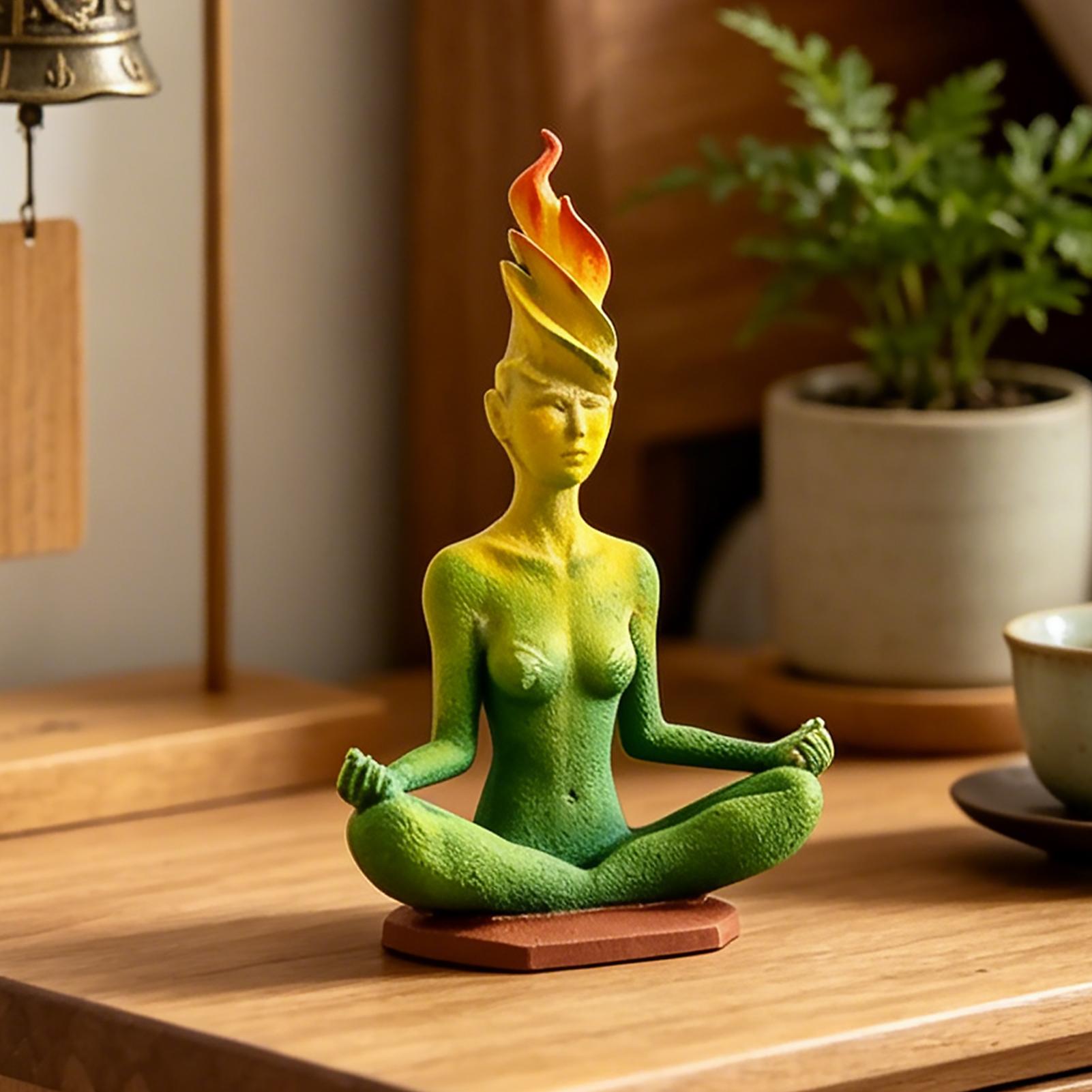Figurki medytujących kobiet, a – Home Office Yoga Room recenzja i cena