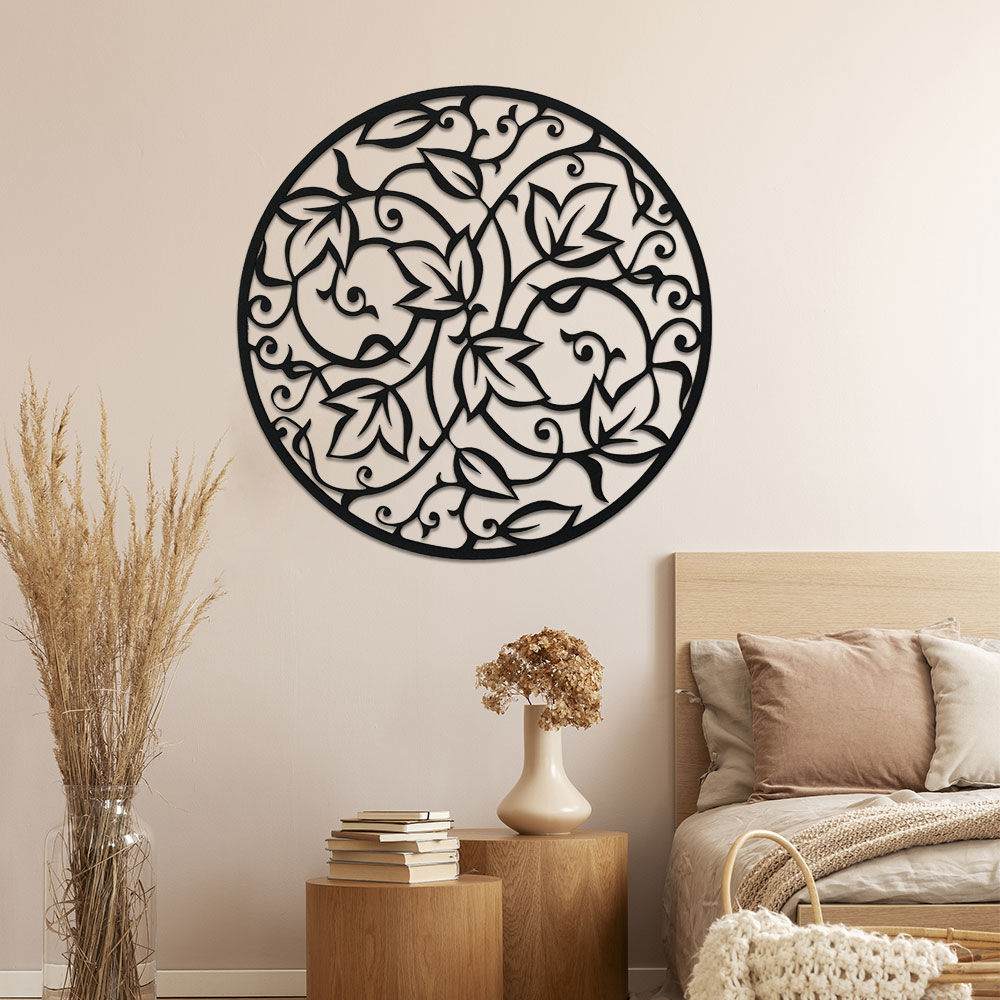 Elegancka czarna metalowa mand – Home Office Yoga Room recenzja i cena