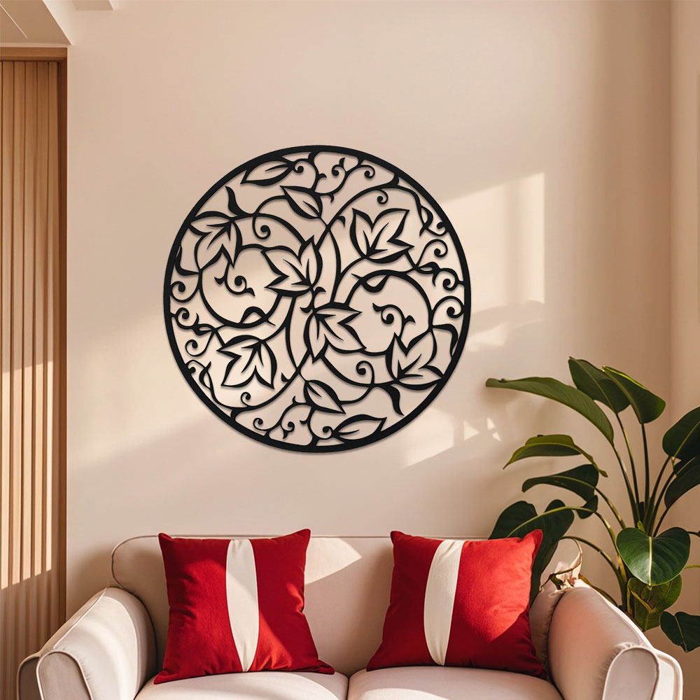 Elegancka czarna metalowa mand – Home Office Yoga Room recenzja i cena