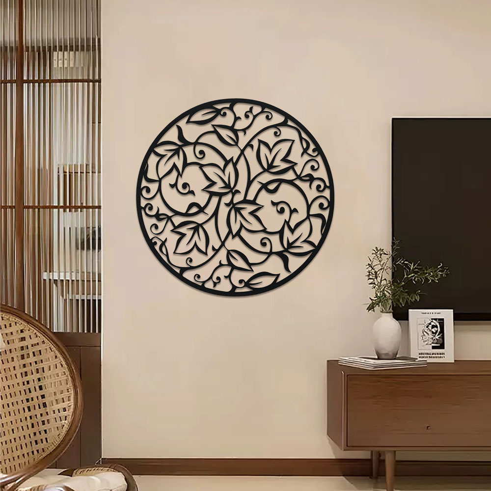 Elegancka czarna metalowa mand – Home Office Yoga Room recenzja i cena