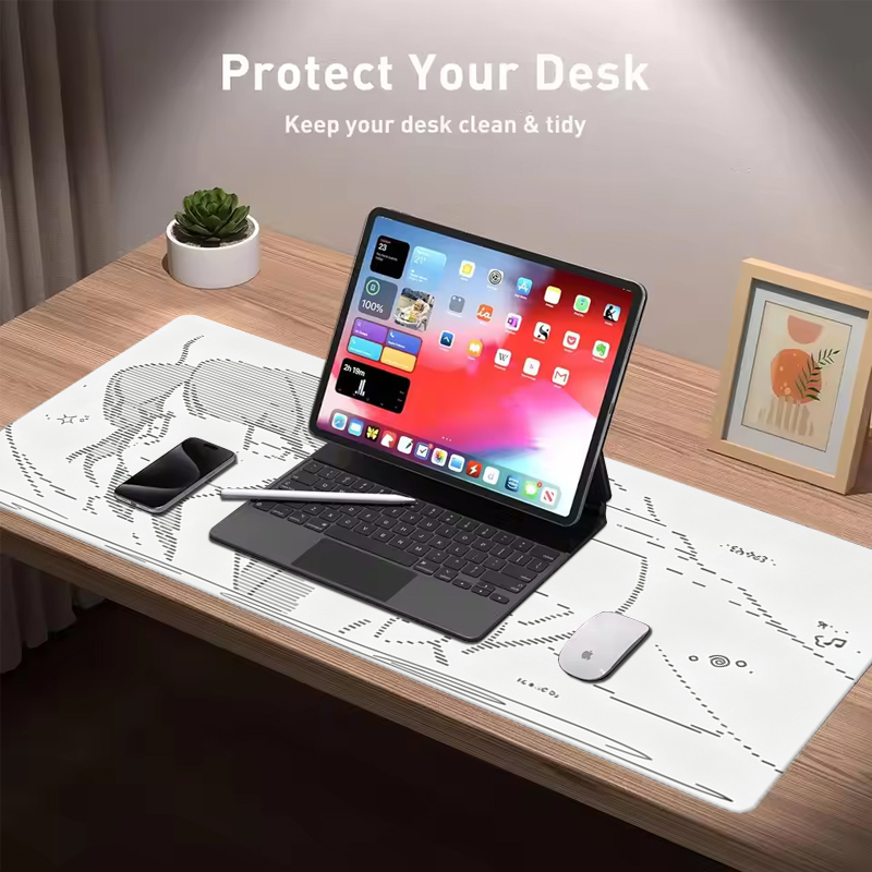1 szt. Skórzana podkładka pod  – Home Office Keyboard And Mouse recenzja i cena