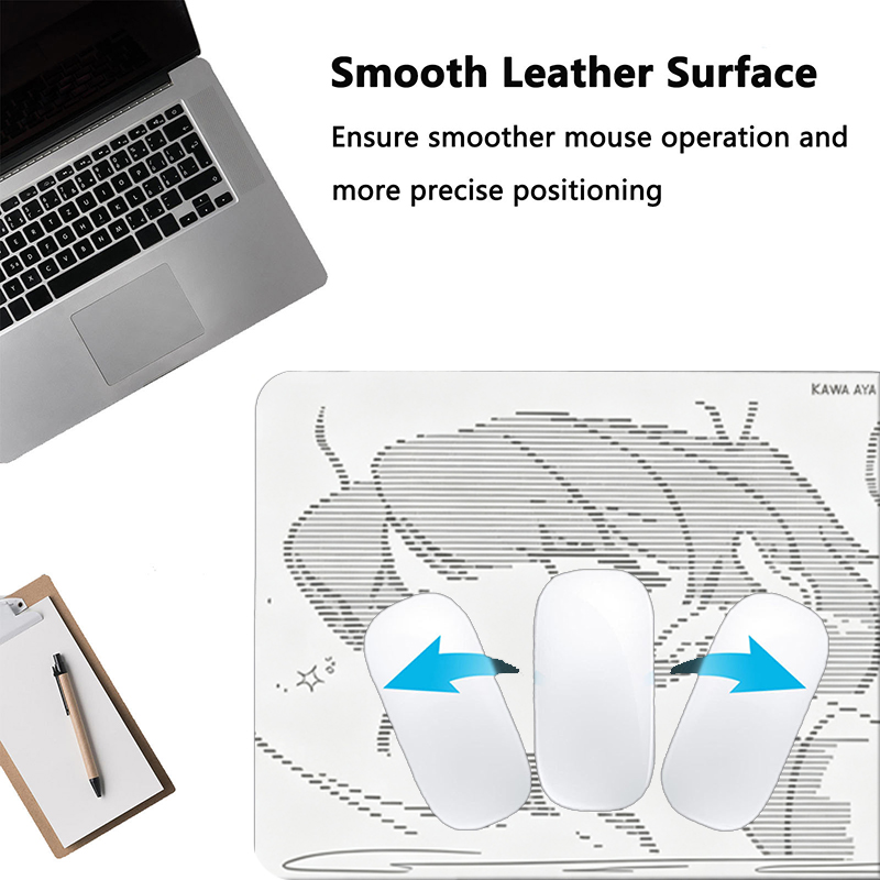 1 szt. Skórzana podkładka pod  – Home Office Keyboard And Mouse recenzja i cena
